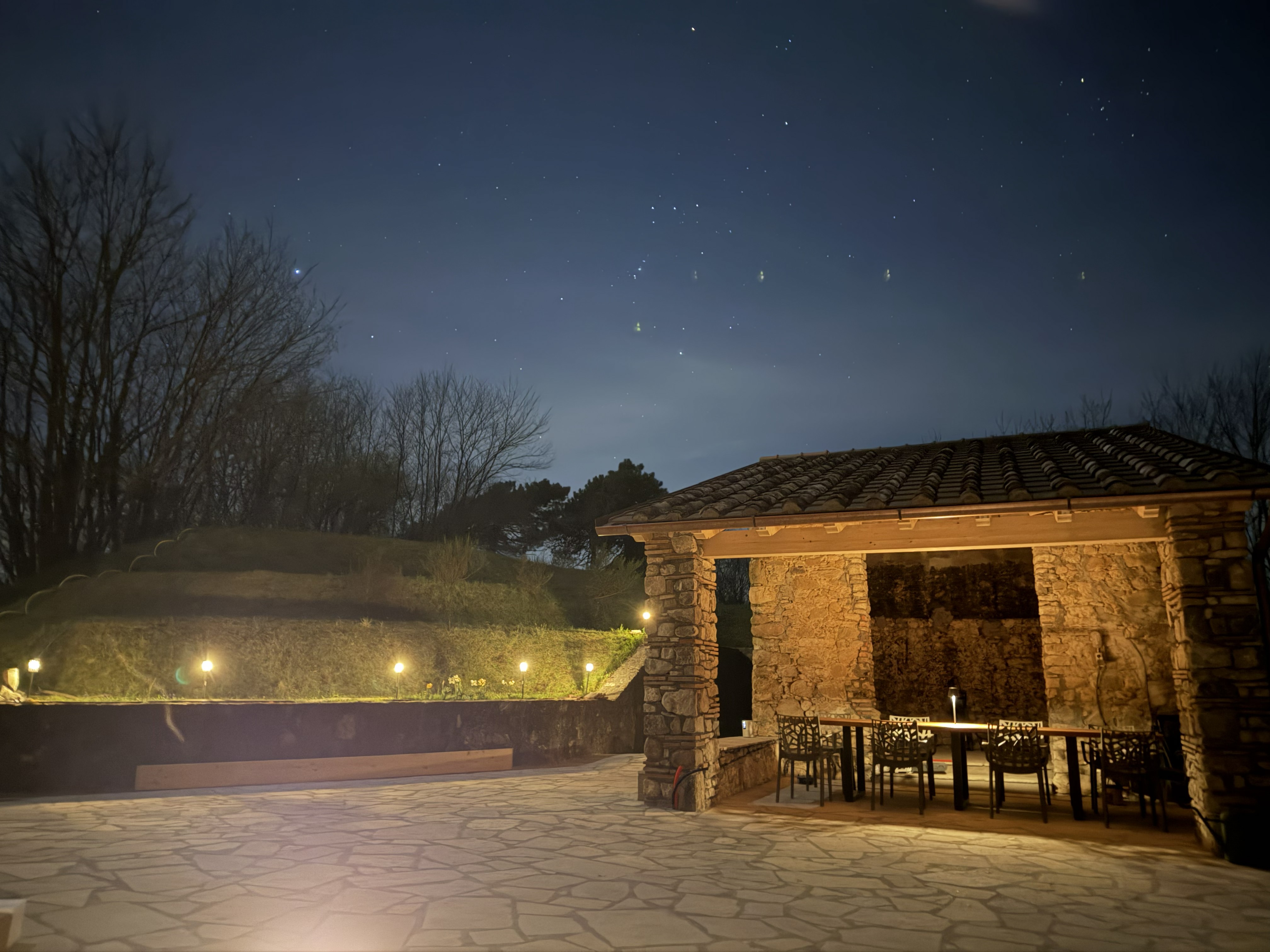 Außenbereich mit besonderem Flair